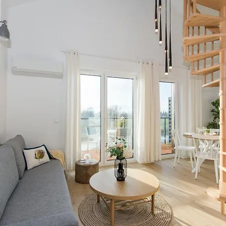 Sloneczna Przystan - Apartamenty Dwupoziomowe Sobieszewo Exterior foto